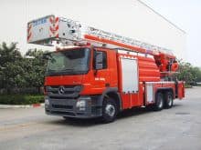 XCMG 32m aerial ladder fire truck YT32M1 China Fire Truck Ladder Truck with Benz chassis price